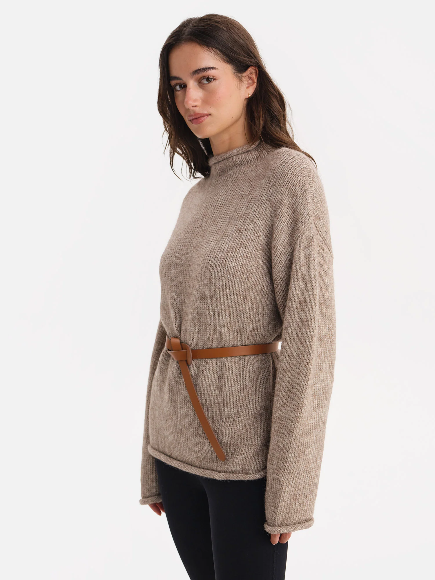Luxe Alpaca Rollneck Sweater 3