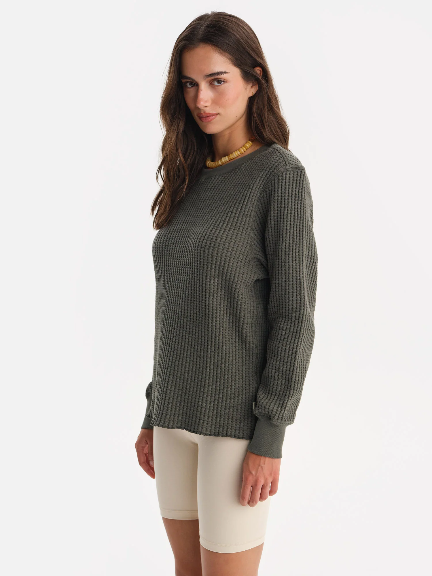 Organic Waffle Crew Top 3