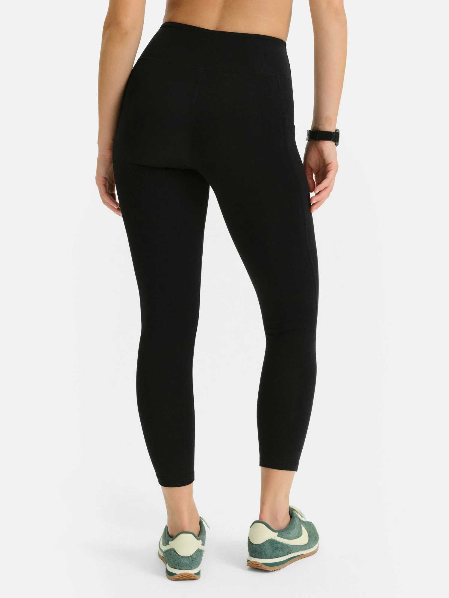 Organic Stretch Midi Legging with Pockets 4